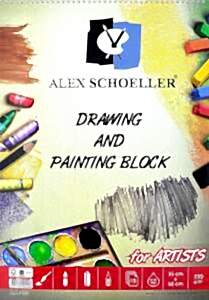 Alex Schoeller Artist Çizim Ve Resim Bloğu Spiralli 35X50 - Alex Schoeller