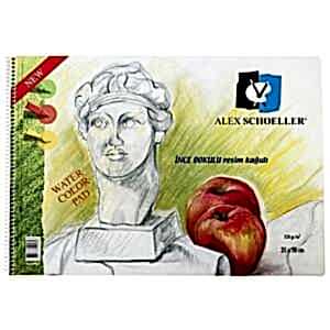 Alex Schoeller Resim Defteri Spiralli 120gr 35x50cm 40 Yaprak ALX 0787 - Alex Schoeller