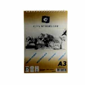 Alex Schoeller Spiralli Eskiz Blok 90Gr A3 60 Yaprak ALX 822 - Alex Schoeller