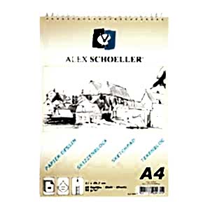 Alex Schoeller Spiralli Eskiz Blok 90Gr A4 60 Yaprak - Alex Schoeller