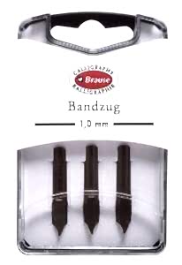 Brause 318010B Kaligrafi Ucu Bandzug 1mm (3Lü Kt) - Brause