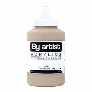 By Artist Akrilik Boya 500 Ml 290 Titanium Buff Deep - By Artist