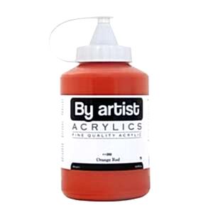 By Artist Akrilik Boya 500 Ml 398 Orange Red - By Artist