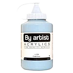 By Artist Akrilik Boya 500 Ml 710 Cold Gray - By Artist
