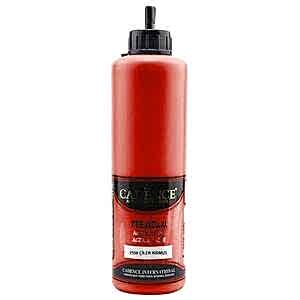 Cadence Akrilik Boya 500 Ml 7550 Çilek Kırmızı - Cadence