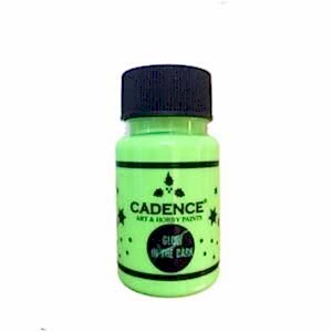 Cadence Glow In The Dark Karanlıkta Parlayan Boya 50ml Koyu Yeşil - Cadence