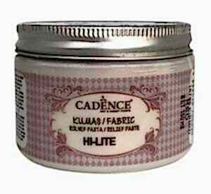 Cadence HI-LITE Kumaş Rölyef Pasta 150ml Kırmızı - Cadence