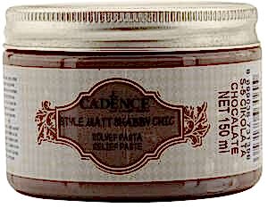 Cadence Rölyef Pasta Shabby Chic 150ml Çikolata - Cadence