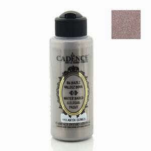 Cadence Su Bazlı Yaldız Boya 120ml Antik Gümüş - Cadence