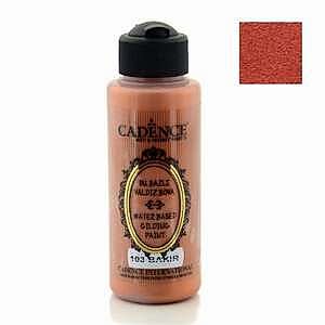 Cadence Su Bazlı Yaldız Boya 120ml Bakır - Cadence