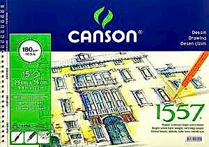 Canson 1557 Çizim Defteri 180Gr 25X35 15 Yaprak - Canson