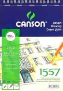 Canson 1557 Çizim Defteri 180Gr A5 20 Yaprak - Canson