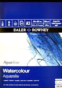 Daler Rowney Aquafine Pad 300 Gr Not A3 12 Yaprak - Daler Rowney
