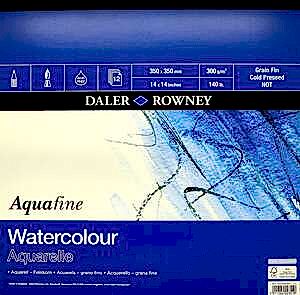 Daler Rowney Aquafine Pad 35X35 Cm 12 Yaprak - Daler Rowney