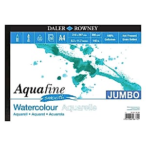 Daler Rowney Aquafine Smooth A4 300Gr 50 Yaprak Jumbo - Daler Rowney