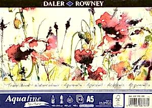 Daler Rowney Aquafine Textured A5 Travelbook - Daler Rowney