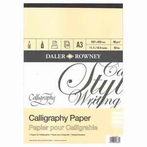 Daler Rowney Calligraphy Pad A3 90Gr 30 Yaprak - Daler Rowney