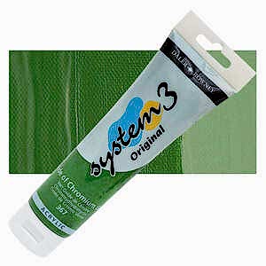 Daler Rowney System 3 Original Akrilik Boya 150 Ml 367 Oxide Of Chromium Green - Daler Rowney