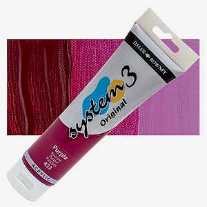 Daler Rowney System 3 Original Akrilik Boya 150 Ml 433 Purple - Daler Rowney