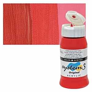 Daler Rowney System 3 Original Akrilik Boya 500 Ml Cadmium Red Deep Hue - Daler Rowney