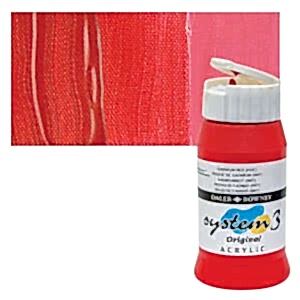 Daler Rowney System 3 Original Akrilik Boya 500 Ml Cadmium Red Hue - Daler Rowney
