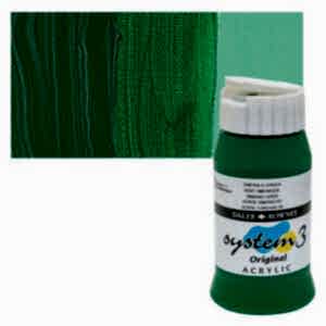 Daler Rowney System 3 Original Akrilik Boya 500 Ml Emerald - Daler Rowney