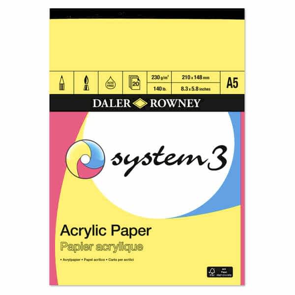 Daler Rowney System3 Pad Akrilik Boya Defterleri - 4