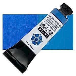 Daniel Smith Extra Fine Guaj Boya 15 Ml Seri 1 Iridescent Electric Blue - Daniel Smith