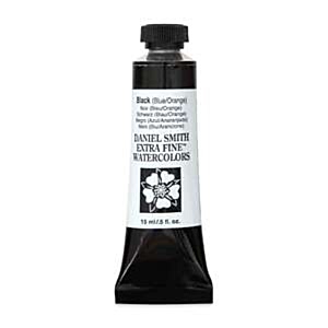 Daniel Smith Extra Fine Tüp Suluboya 15 Ml Seri 1 Black (Blue/Orange) - 3