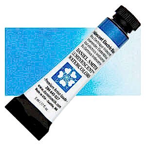 Daniel Smith Extra Fine Tüp Suluboya 5 Ml Seri 1 Iridescent Electric Blue - Daniel Smith