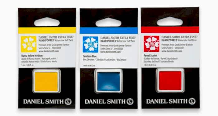 Daniel Smith Extra Fine Yarım Tablet Sulu Boya 1danielsmithhalfpanwatercolour.jpg