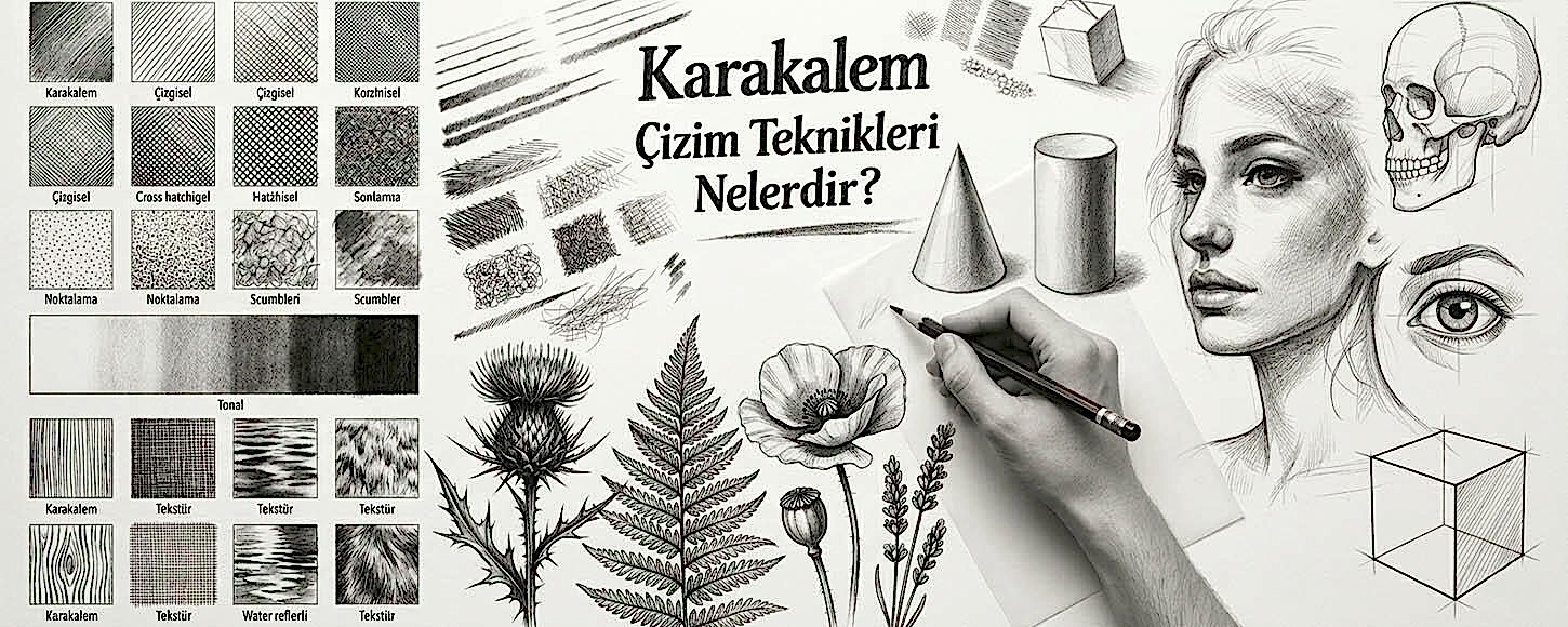 Karakalem Çizim Teknikleri Nelerdir?