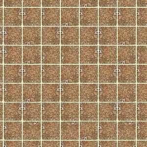 Eshel Kahve Kare Karton Taş Fayans 1/100 (3'lü) - Eshel