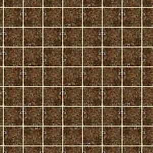 Eshel Kahve Kare Karton Taş Fayans 1/50 (3'lü) - Eshel