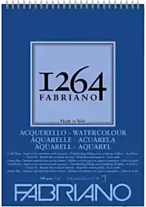 Fabriano 1264 Suluboya Defteri 300gr A5 20 Yaprak Spiralli - Fabriano