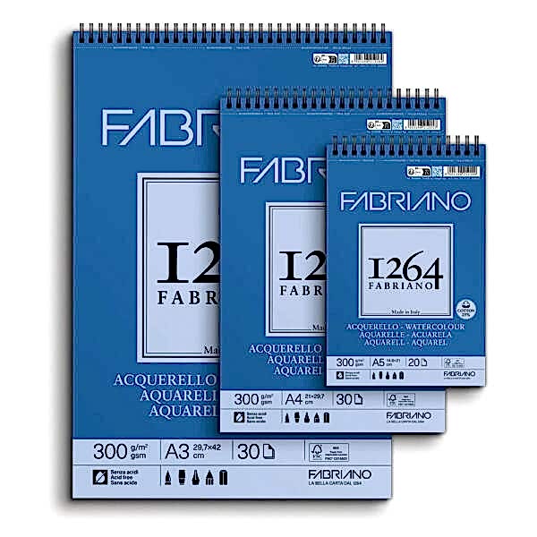 Fabriano 1264 Sulu Boya Defterleri - 1