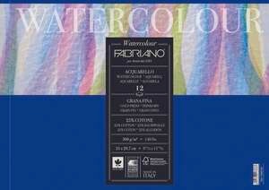 Fabriano Studio Suluboya Defteri 300Gr A4 21X29,7 (İnce Doku) - Fabriano