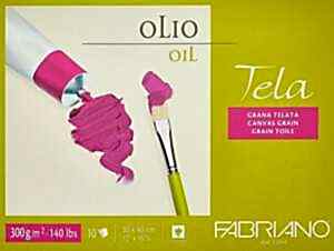 Fabriano Tela Yağlı Boya Defteri 300gr 30X40cm - Fabriano