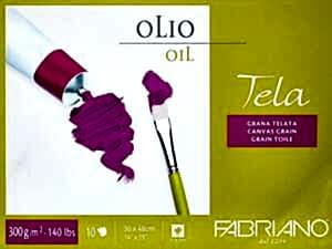 Fabriano Tela Yağlı Boya Defteri 300gr 36X48cm - Fabriano