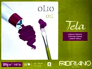 Fabriano Tela Yağlı Boya Defteri 300gr 42X56cm - Fabriano