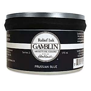 Gamblin Linol Ve Rölyef Mürekkebi 175Ml S2 Prussian Blue - Gamblin