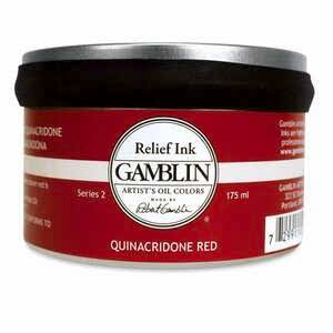 Gamblin Linol Ve Rölyef Mürekkebi 175Ml S2 Quinacridone Red - Gamblin
