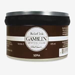 Gamblin Linol Ve Rölyef Mürekkebi 175Ml S2 Sepia - Gamblin