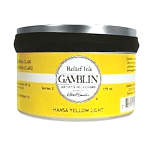 Gamblin Linol Ve Rölyef Mürekkebi 175Ml S3 Hansa Yellow Light - Gamblin