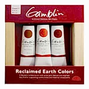 Gamblin Limited Edition Reclaimed Earth 3'Lü Set 37ml - Gamblin