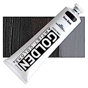 Golden Heavy Body Akrilik Boya 148 Ml Seri 1 Bone Black - Golden