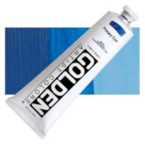 Golden Heavy Body Akrilik Boya 148 Ml Seri 2 Primary Cyan - Golden