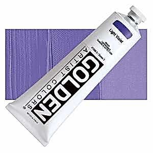 Golden Heavy Body Akrilik Boya 148 Ml Seri 3 Light Violet - Golden