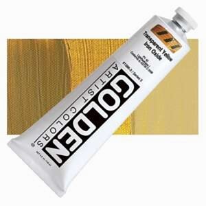 Golden Heavy Body Akrilik Boya 148 Ml Seri 3 Transparent Yellow Iron Oxide - Golden