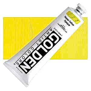 Golden Heavy Body Akrilik Boya 148 Ml Seri 4 Hansa Yellow Opaque - Golden